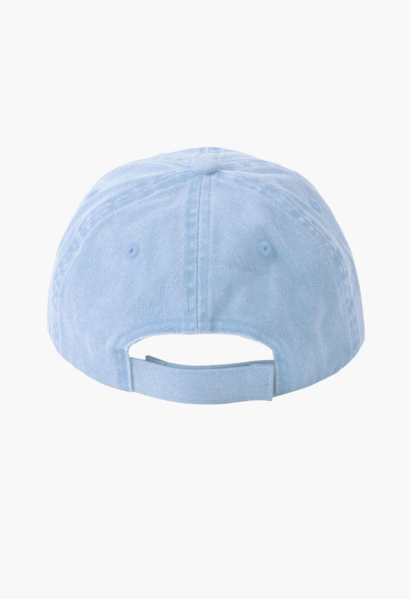 Washed Down Baseball Hat Light Blue
