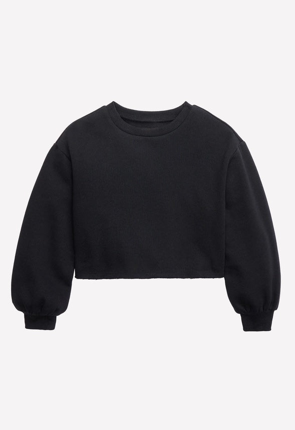 Cropped Sweatshirt Black