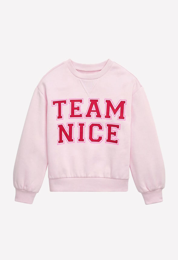 Team Nice Sweatshirt Pink