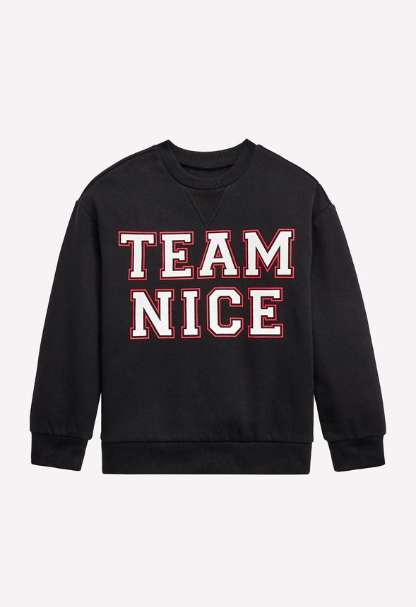 Team Nice Sweatshirt Black