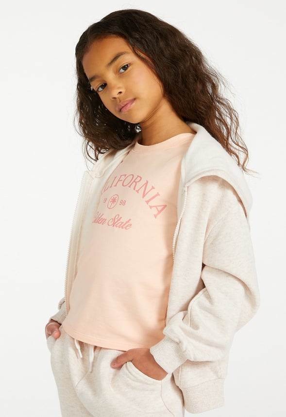 Summer Icons Zip Up Hoodie Grey