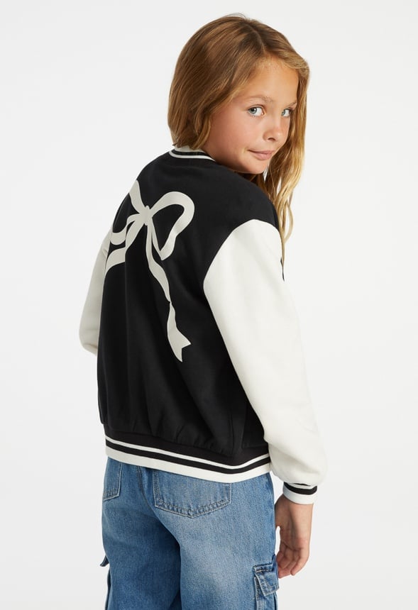 Oversized Bomber Jacket Black