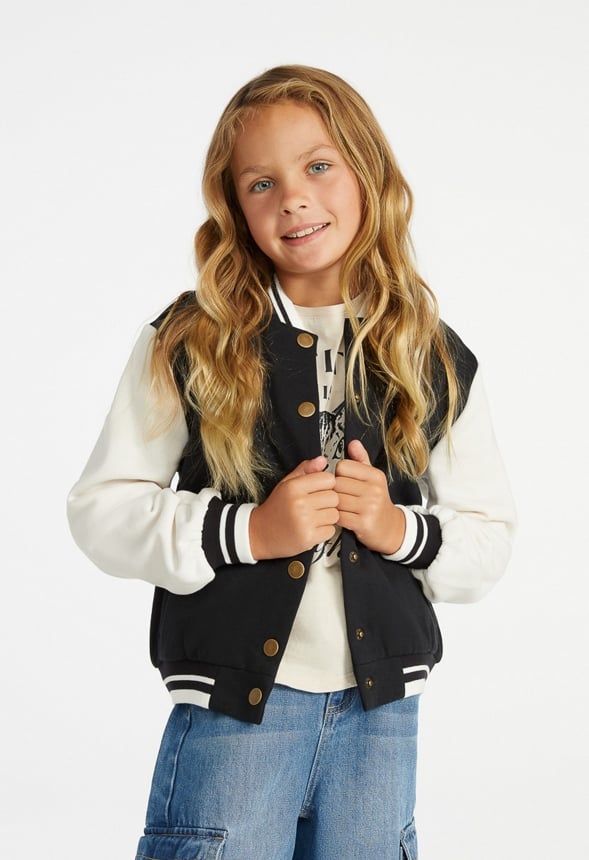Oversized Bomber Jacket Black