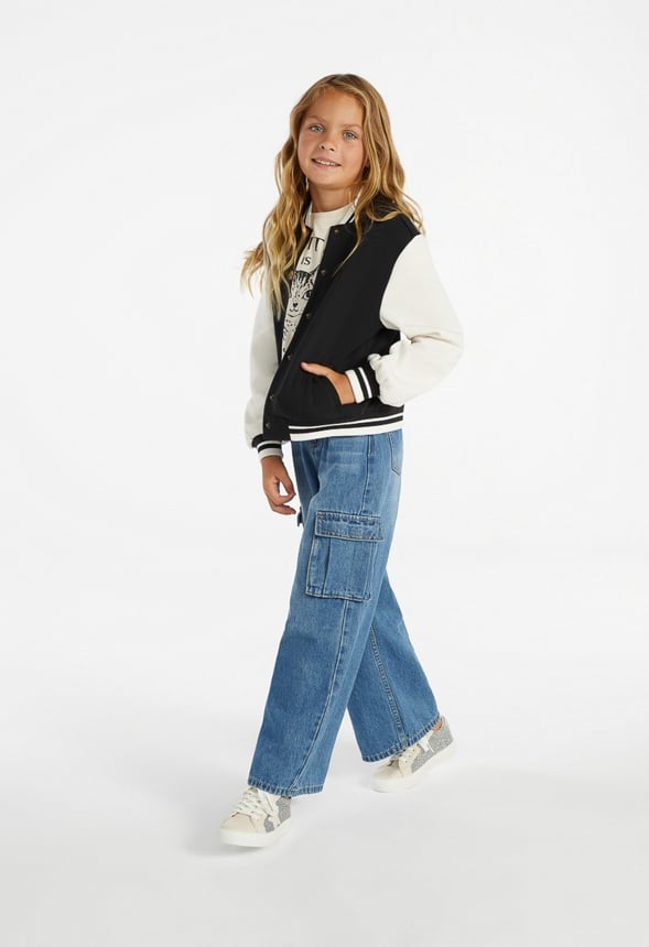 Oversized Bomber Jacket Black