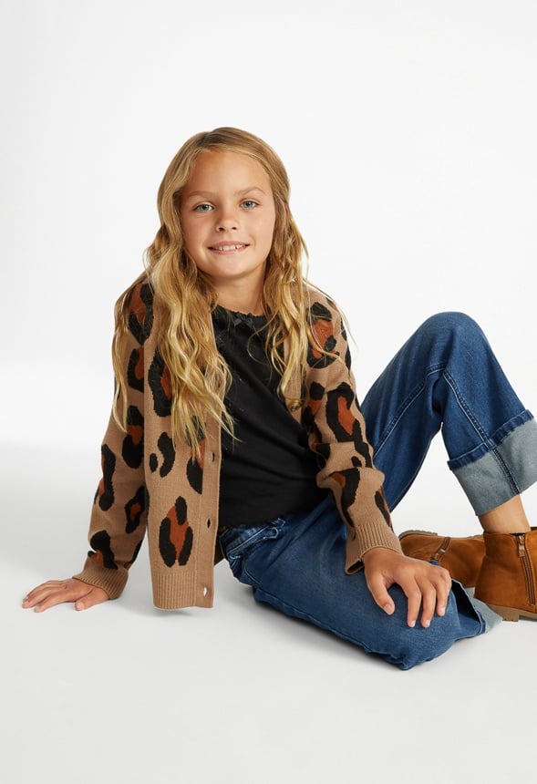 Oversized Sweater Cardigan Brown