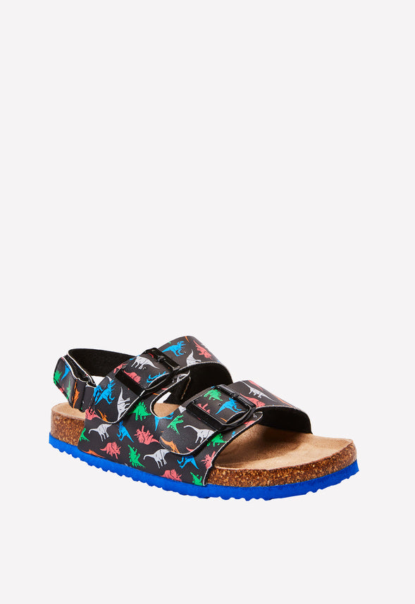 Dino Print Cork Sole Sandal Dino Multi