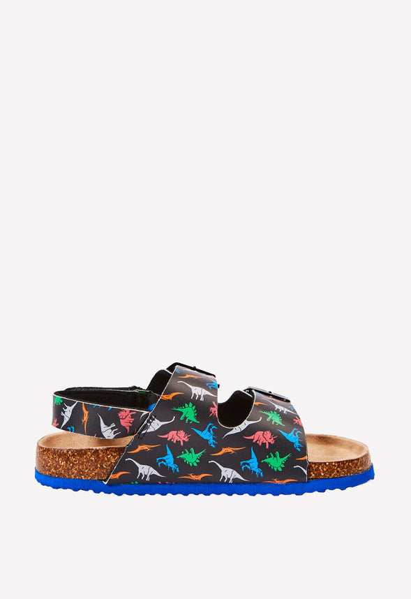 Dino Print Cork Sole Sandal Dino Multi