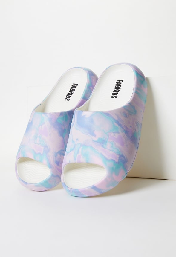 Tie Dye Pillow Slide Multi