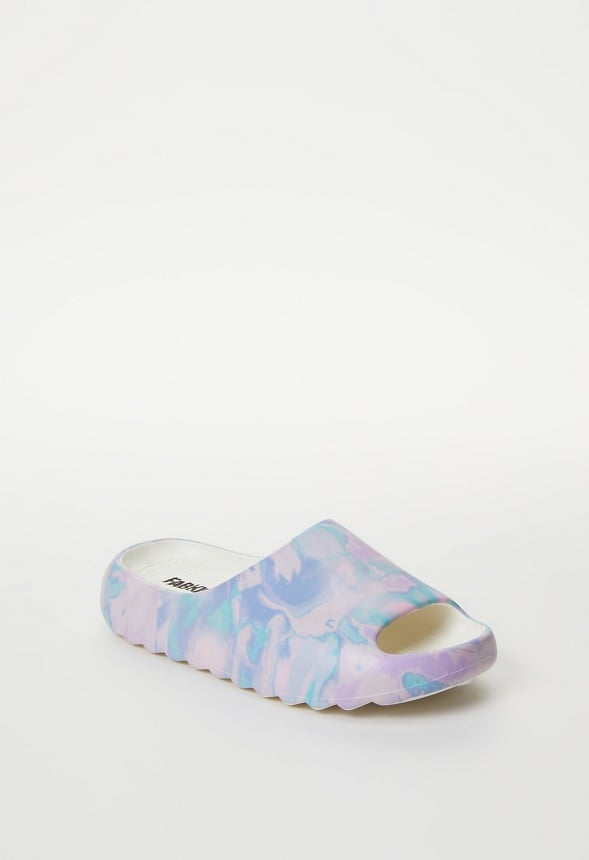 Tie Dye Pillow Slide Multi