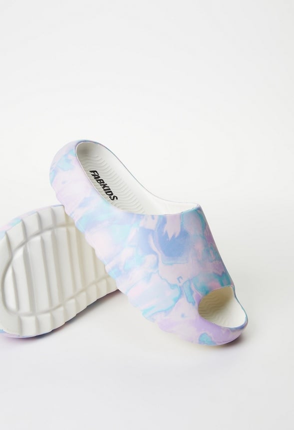 Tie Dye Pillow Slide Multi