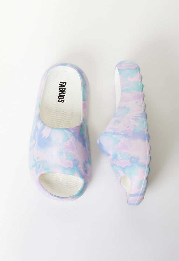Tie Dye Pillow Slide Multi