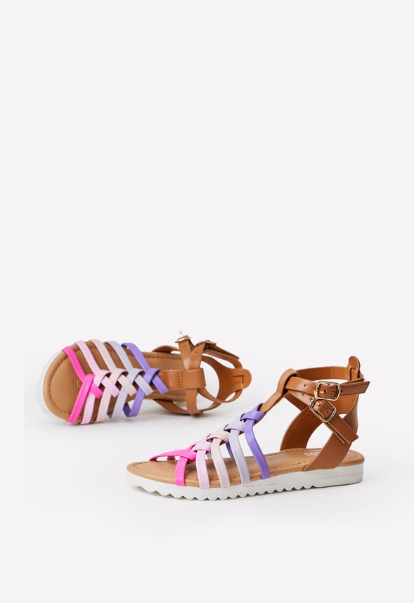Ombre Track Sole Gladiator Sandal Purple Ombre