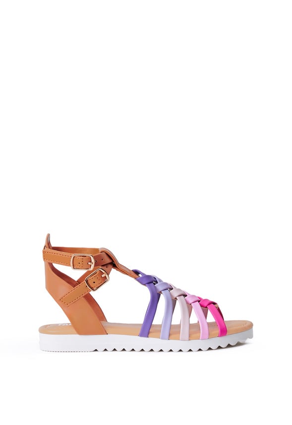Ombre Track Sole Gladiator Sandal Purple Ombre