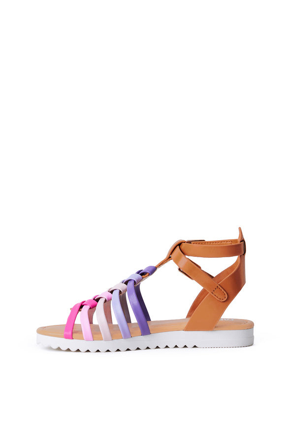 Ombre Track Sole Gladiator Sandal Purple Ombre