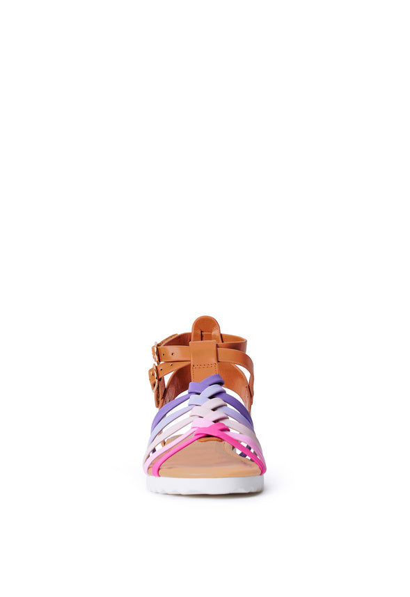 Ombre Track Sole Gladiator Sandal Purple Ombre