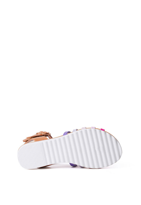 Ombre Track Sole Gladiator Sandal Purple Ombre