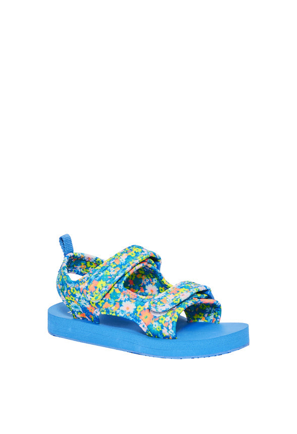 Floral Adventure Sandal Blue Floral