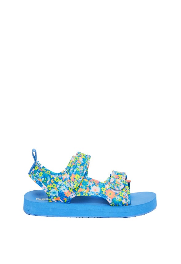 Floral Adventure Sandal Blue Floral