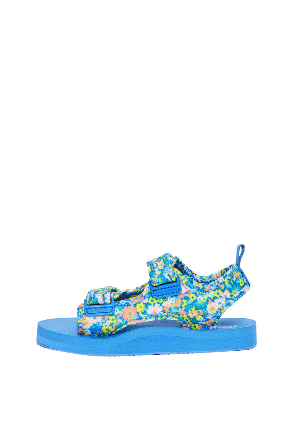 Floral Adventure Sandal Blue Floral
