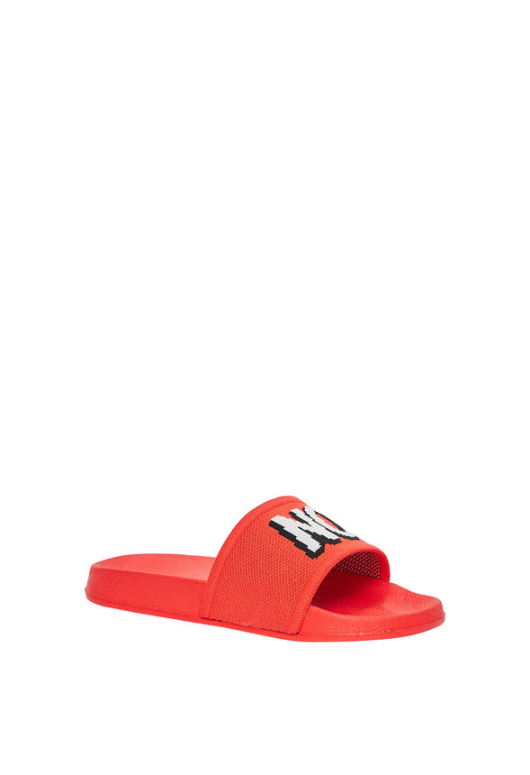 Nope Knit Slide Red