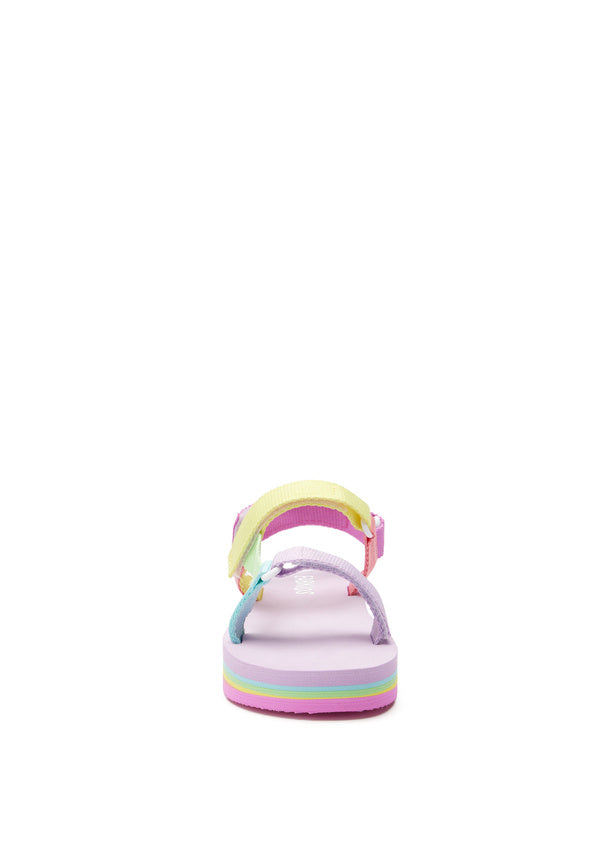 Rainbow Platform Active Strap Sandal Multi
