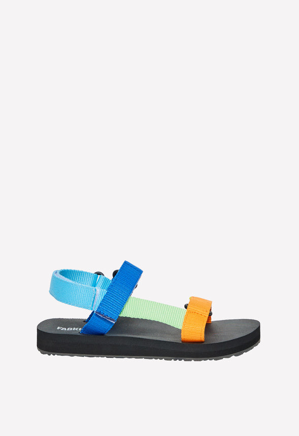 Colorblock Active Strap Sandal Multi