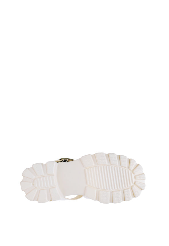 Heeled Fisherman Sandal Ivory