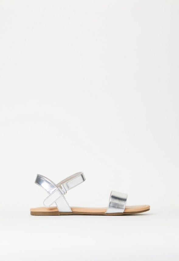 Single Strap Sandal Silver
