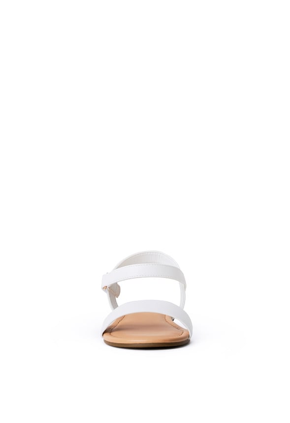 Single Strap Sandal White