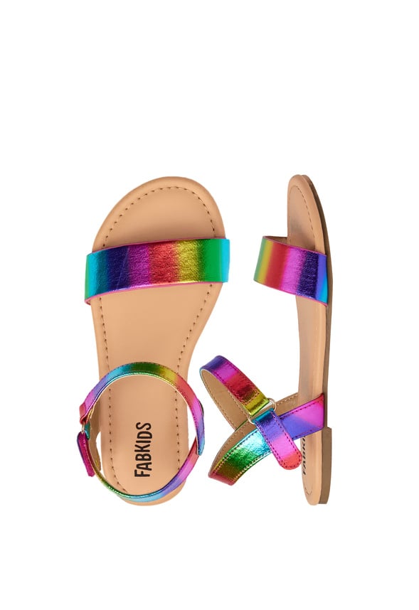 Rainbow Holographic Sandal Multi