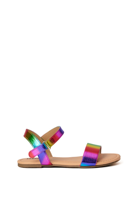 Rainbow Holographic Sandal Multi