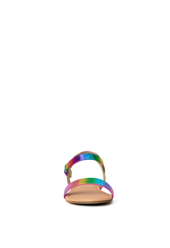 Rainbow Holographic Sandal Multi