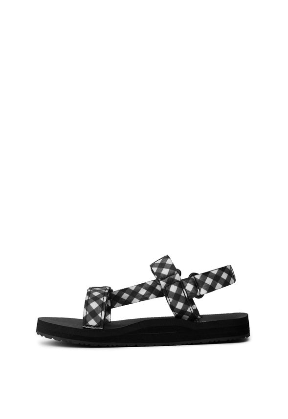 Gingham Active Strap Sandal Gingham