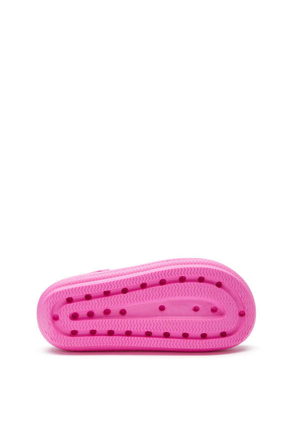 Double Strap Pillow Slide Sandal Pink