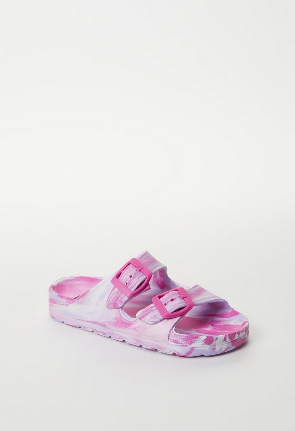 Rubber Buckle Sandal Pink