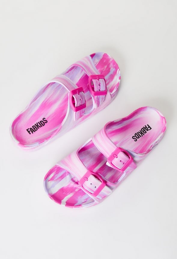 Rubber Buckle Sandal Pink