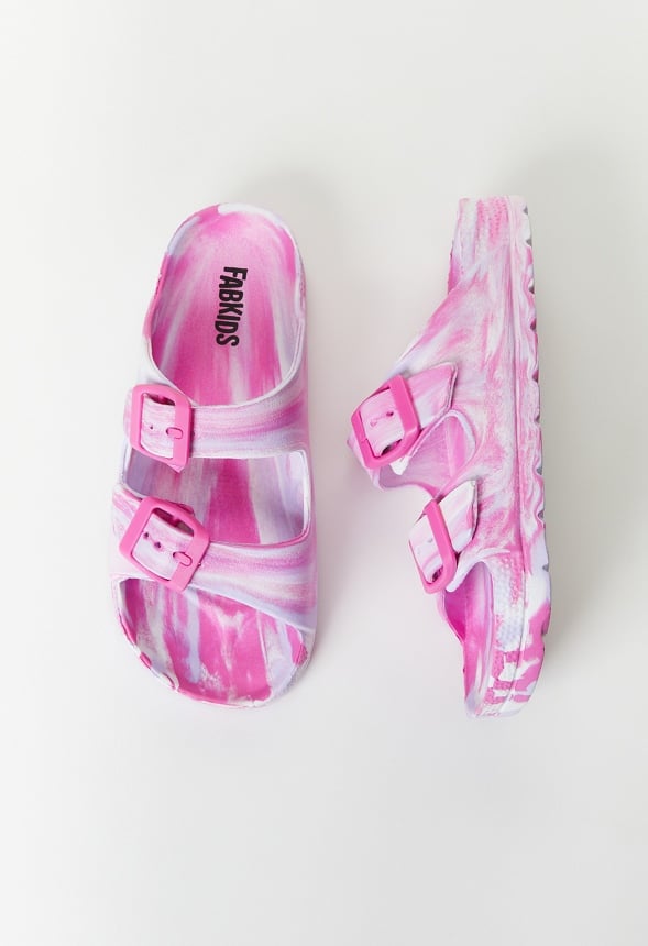 Rubber Buckle Sandal Pink