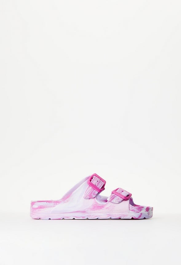 Rubber Buckle Sandal Pink