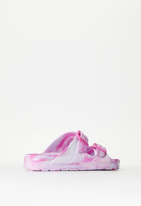 Rubber Buckle Sandal Pink