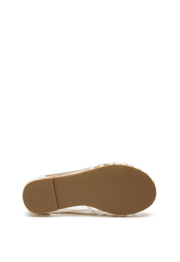 Huarache Flat White