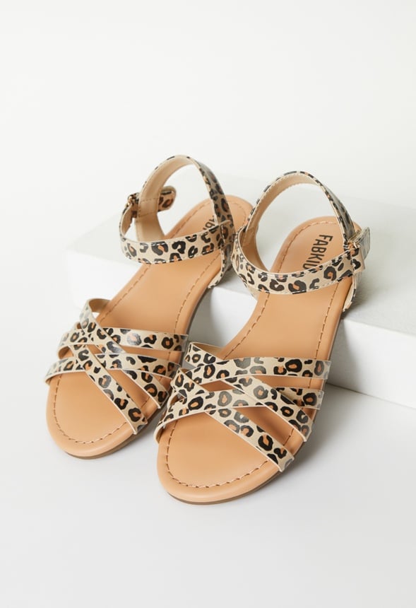Multi Cross Sandal Leopard