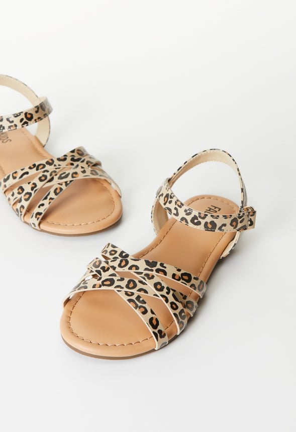 Multi Cross Sandal Leopard