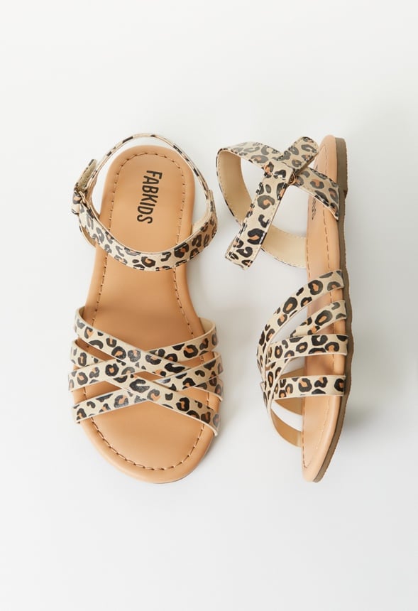 Multi Cross Sandal Leopard