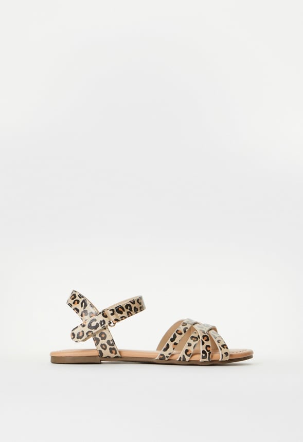 Multi Cross Sandal Leopard