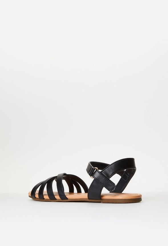 Multi Cross Sandal Black