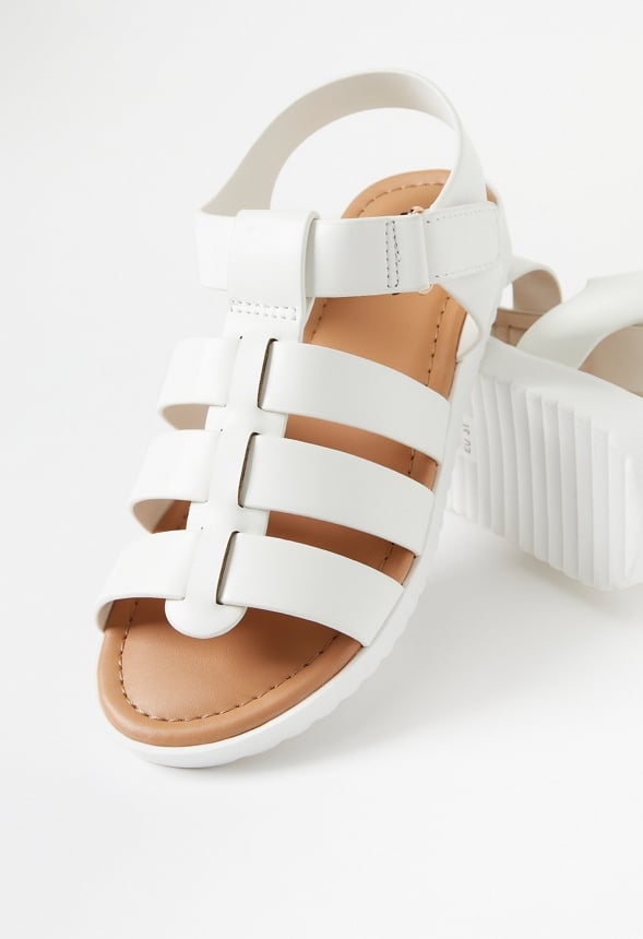 Tracksole Fisherman Sandal White