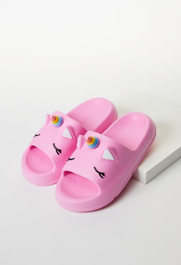 Unicorn Pillow Slide Pink