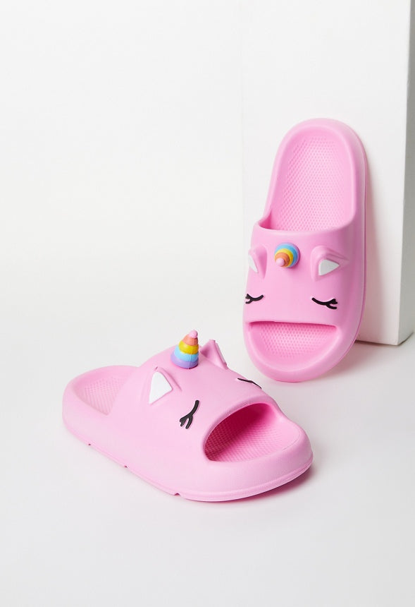 Unicorn Pillow Slide Pink