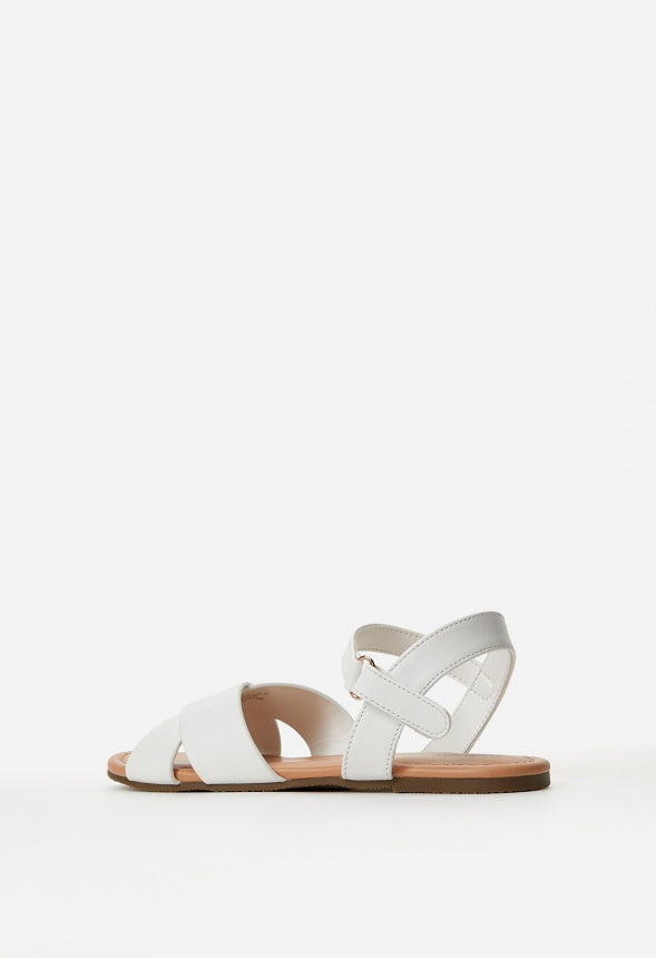 Criss Cross Sandal White