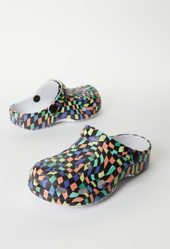 Rubber Clog Black Multi